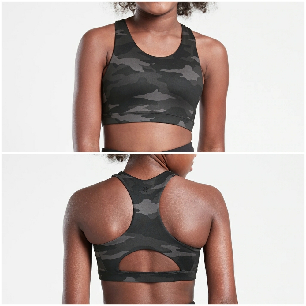 NEW Athleta Girl printed speed racer bra S/7